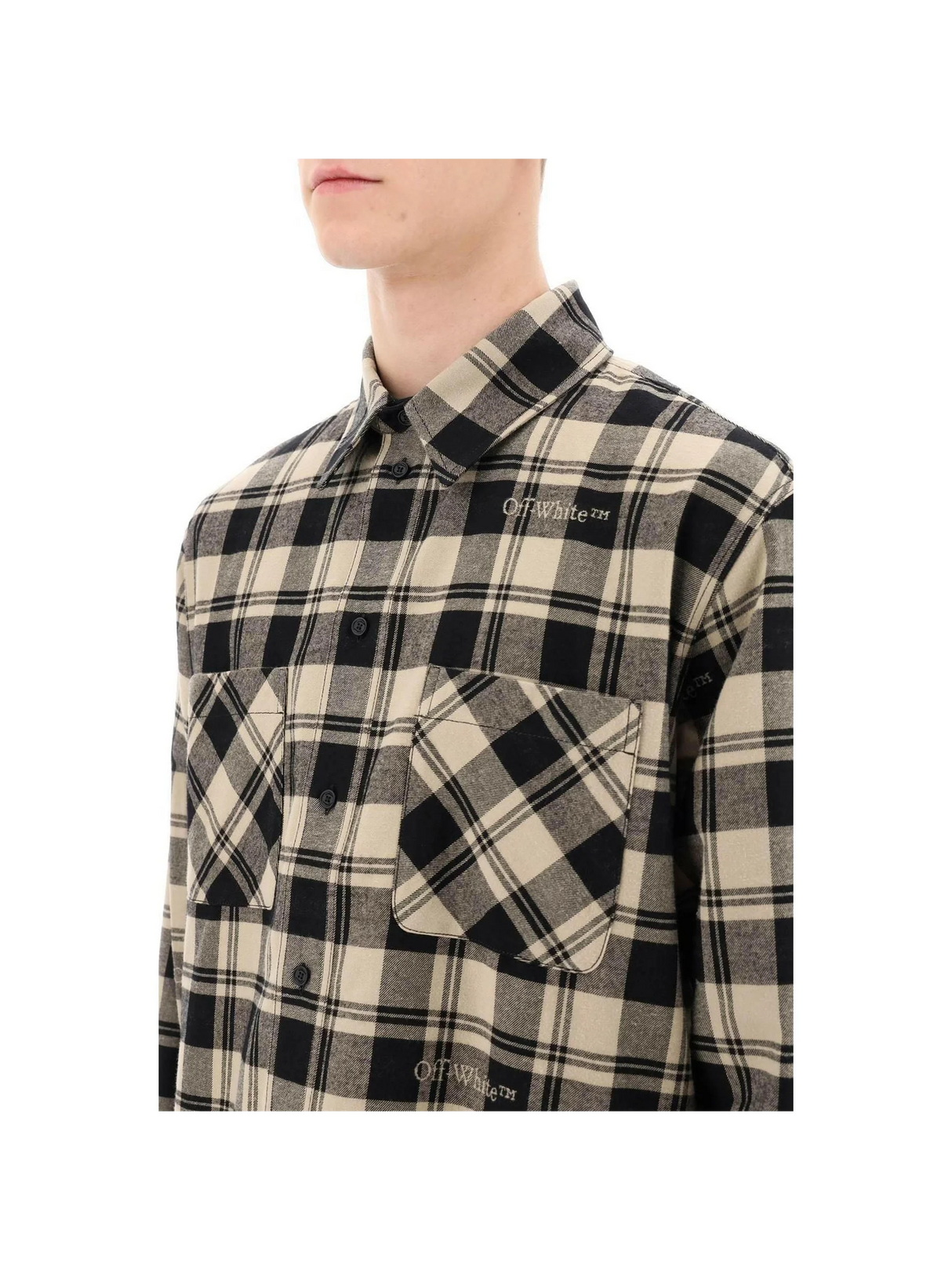 Check Flannel Shirt OFF-WHITE JOHN JULIA.