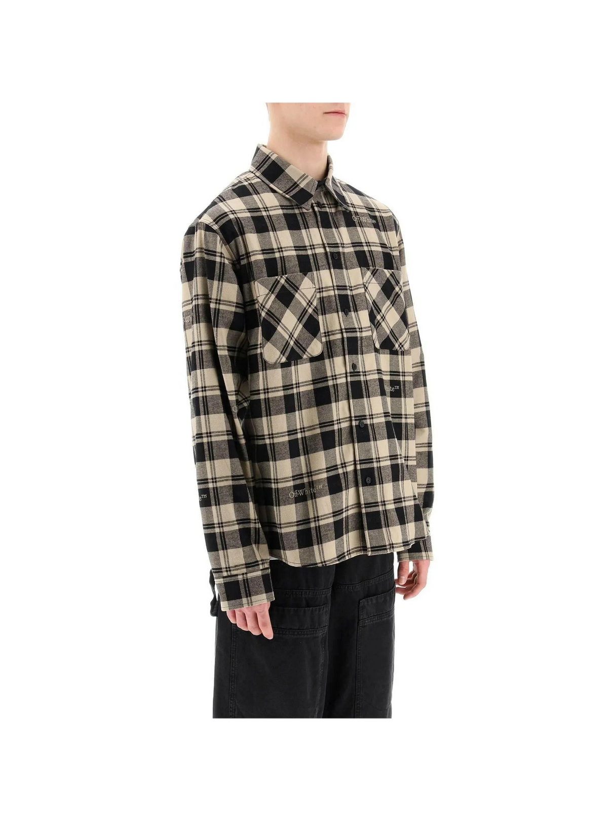 Check Flannel Shirt OFF-WHITE JOHN JULIA.