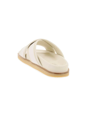 Cloud Criss Cross Slider OFF-WHITE JOHN JULIA.