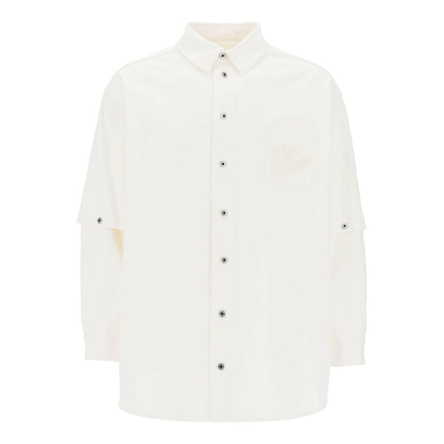 Cotton Denim Overshirt OFF-WHITE JOHN JULIA.