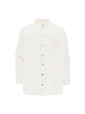 Cotton Denim Overshirt OFF-WHITE JOHN JULIA.