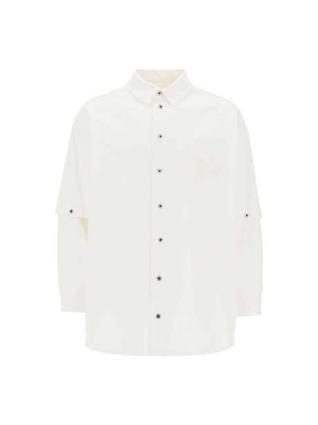 Cotton Denim Overshirt OFF-WHITE JOHN JULIA.