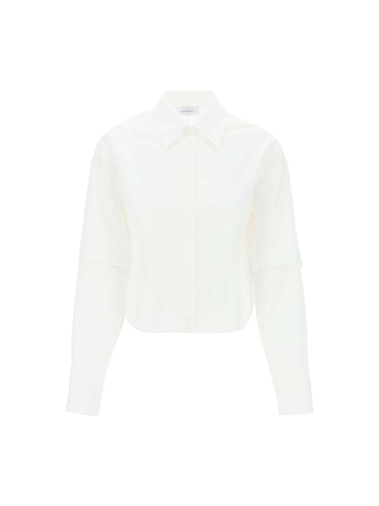 Cotton Poplin Shirt OFF-WHITE JOHN JULIA.