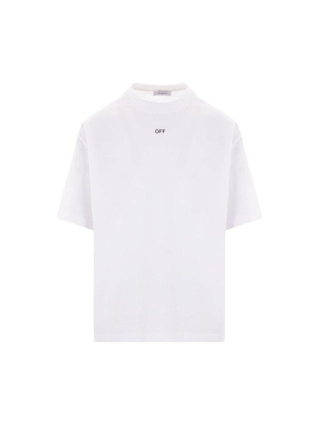 Dragon Arrow Skate Cotton T-shirt-OFF-WHITE-JOHN JULIA