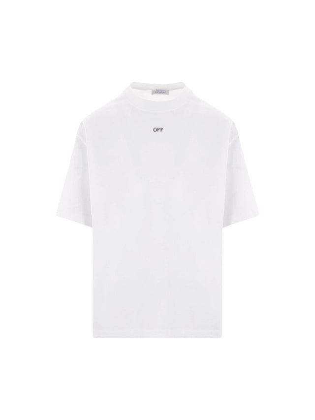 Dragon Arrow Skate Cotton T-shirt-OFF-WHITE-JOHN JULIA