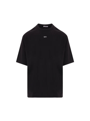 OFF-WHITE-Dragon Arrow Skate Cotton T-shirt-JOHN JULIA