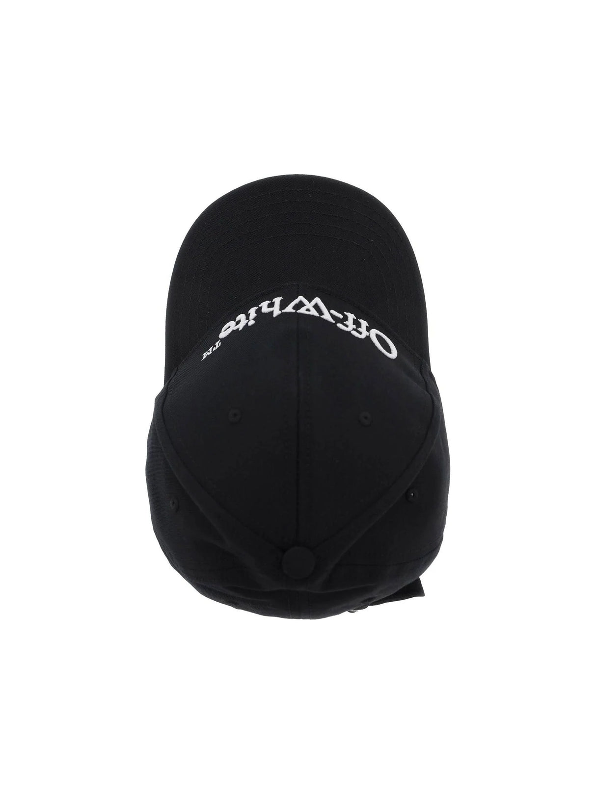 Embroidered OFF Logo Cotton Cap - Women > Accessories > Hats and hair accessories > Hats