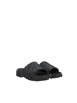 Exploration Rubber Slide Sandals-OFF-WHITE-JOHN JULIA