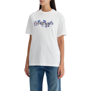 OFF-WHITE-Flower Bookish T -JOHN JULIA.