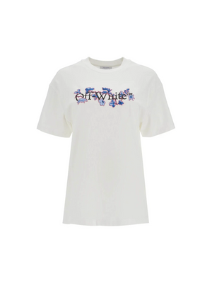 OFF-WHITE-Flower Bookish T -JOHN JULIA.