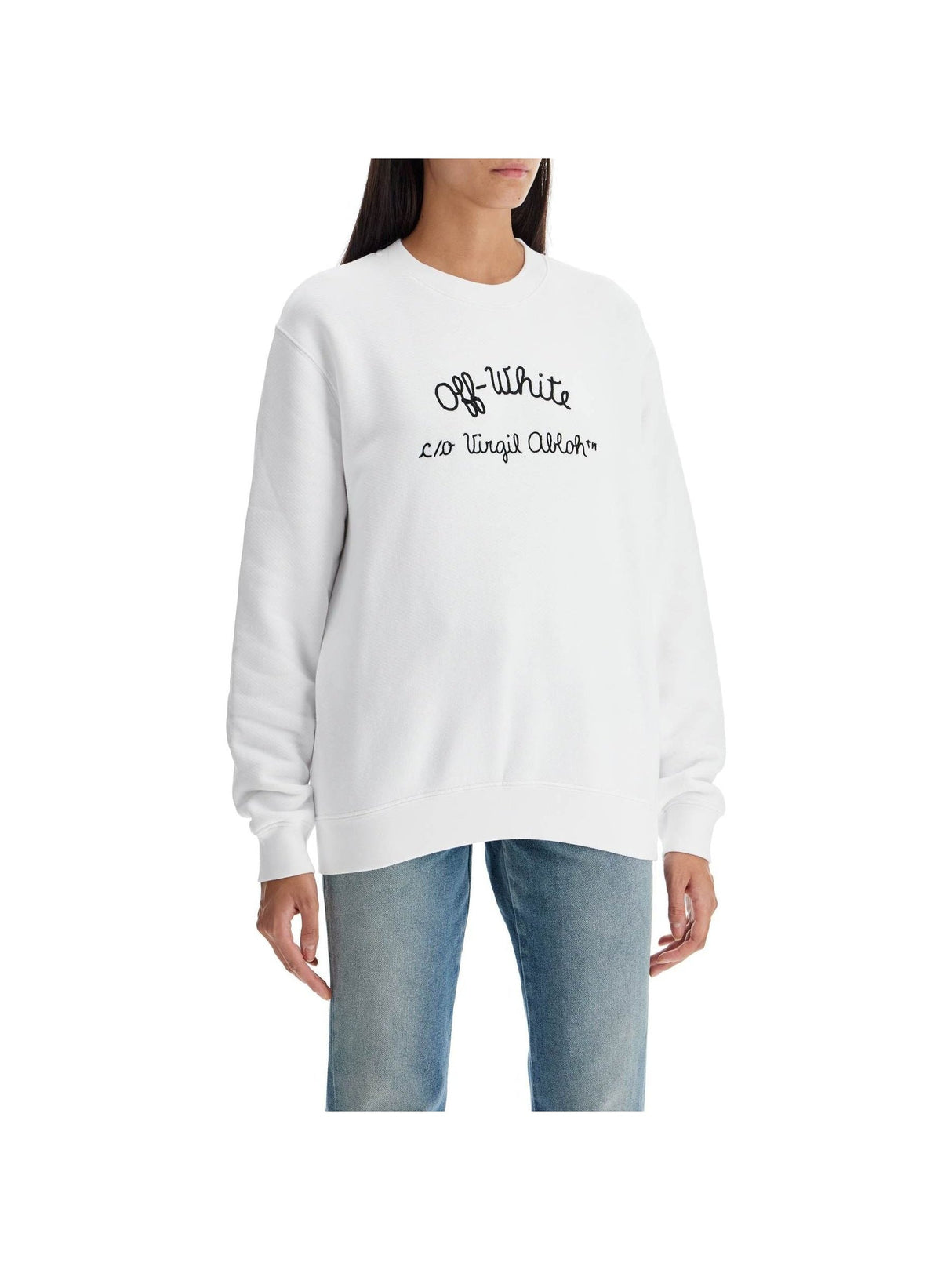 French Terry Cotton Sweatshirt