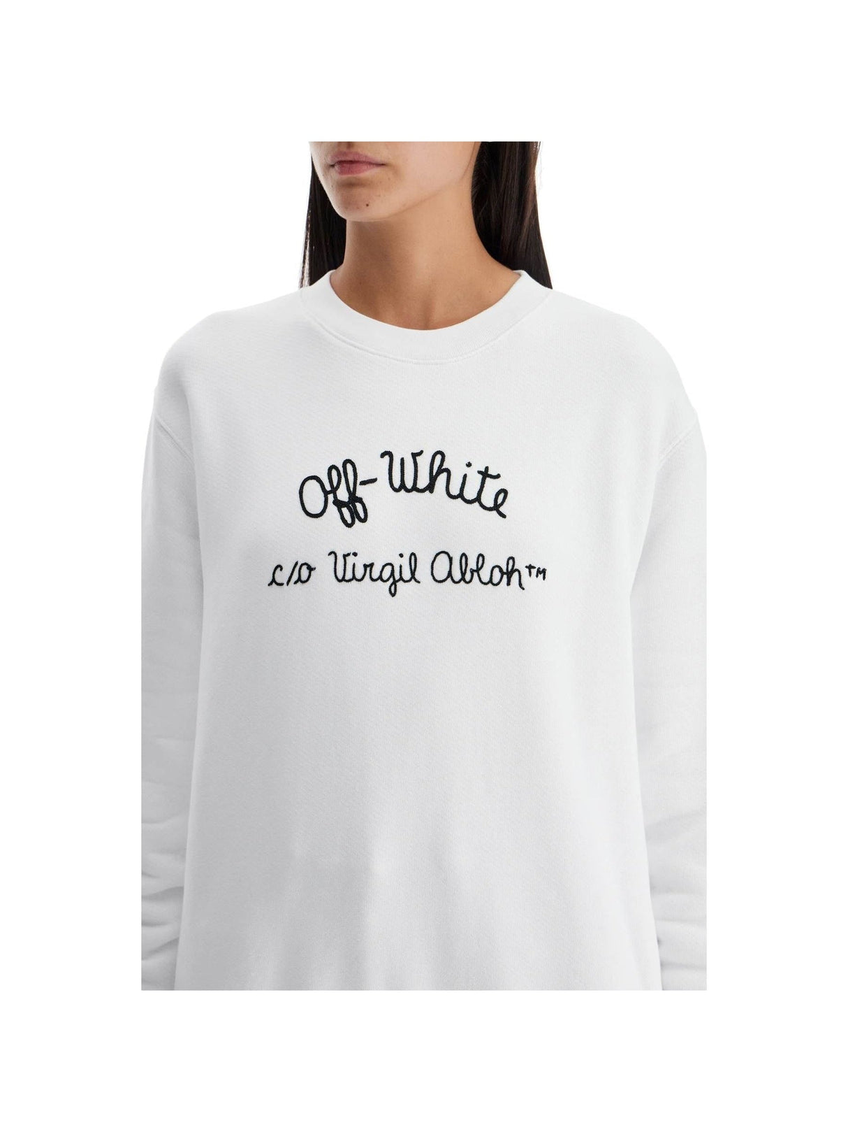 French Terry Cotton Sweatshirt - Women > Clothing > Tops and Sweatshirts > Sweatshirts