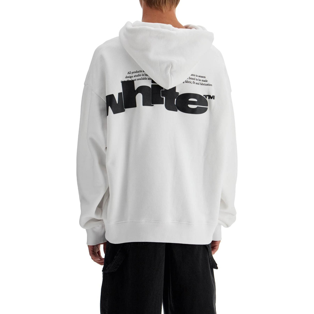 OFF-WHITE-French Terry Hoodie -JOHN JULIA.