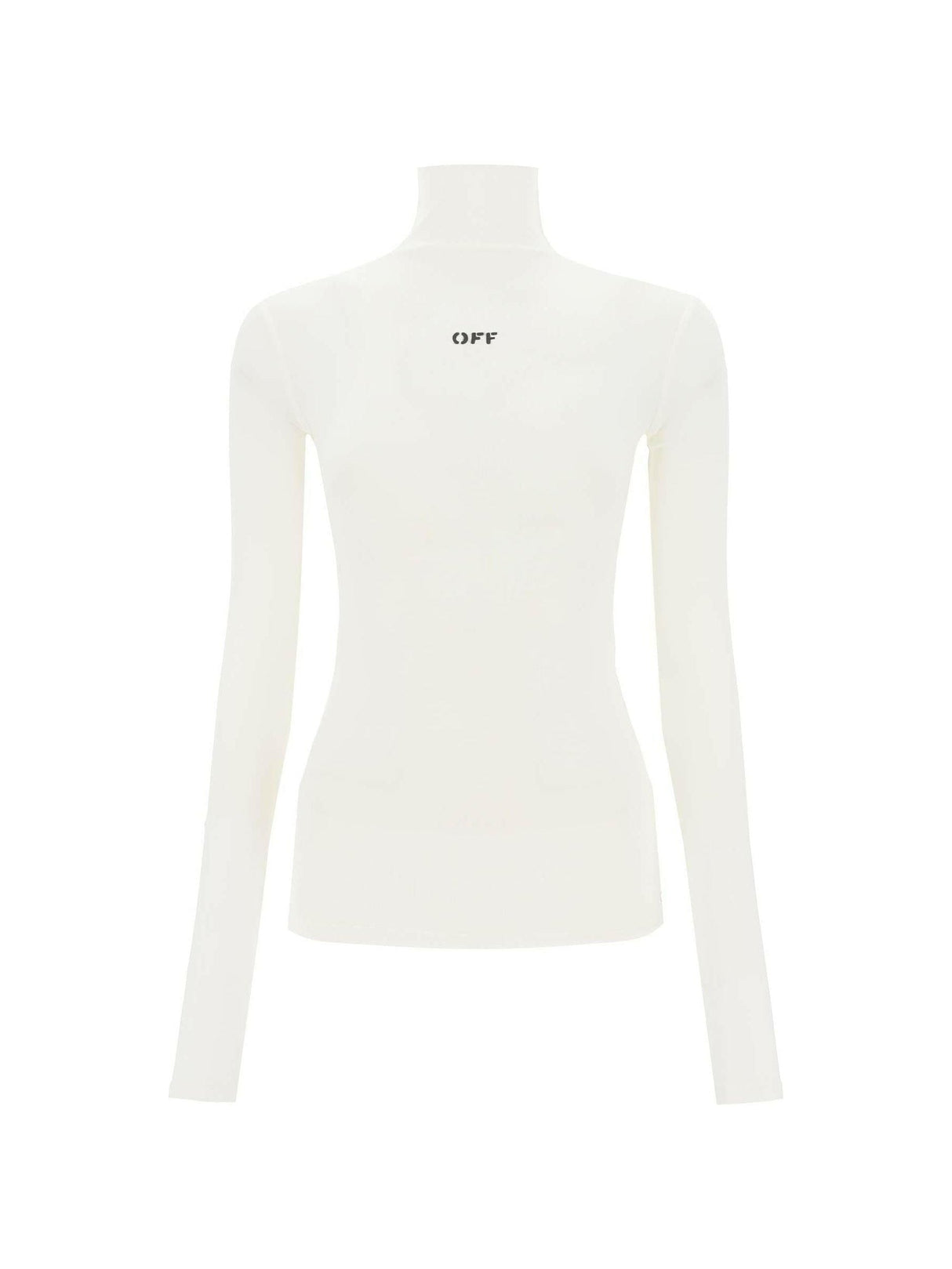 Funnel Neck T-Shirt With Off Logo OFF-WHITE JOHN JULIA.