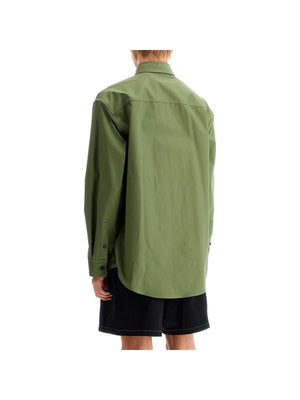 OFF-WHITE-Gabardine Overshirt -JOHN JULIA.