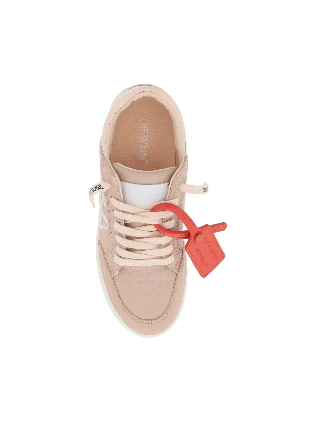 Low Leather Vulcanized Sneakers For OFF-WHITE JOHN JULIA.