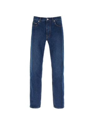 Medium Blue Regular-Fit Cotton Jeans OFF-WHITE JOHN JULIA.