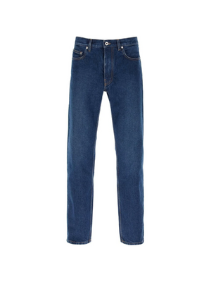 Medium Blue Regular-Fit Cotton Jeans OFF-WHITE JOHN JULIA.