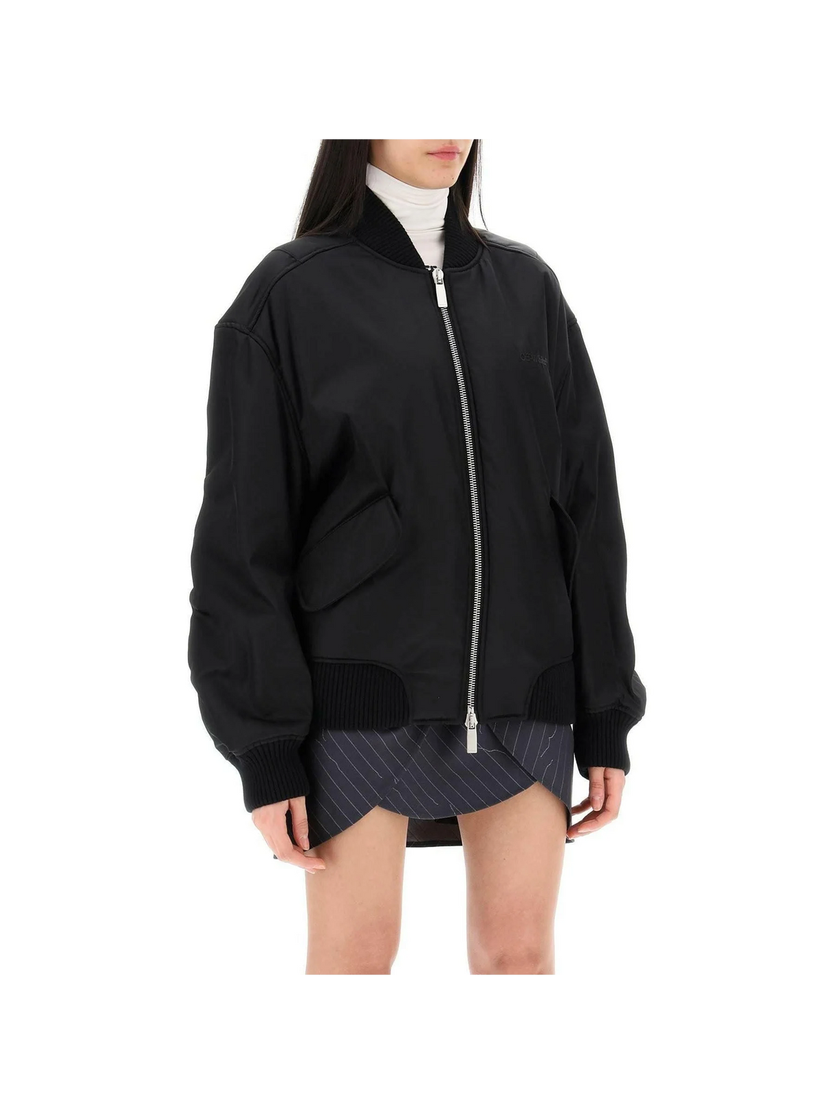 Nylon Twill Bomber Jacket OFF-WHITE JOHN JULIA.