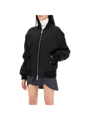 Nylon Twill Bomber Jacket OFF-WHITE JOHN JULIA.