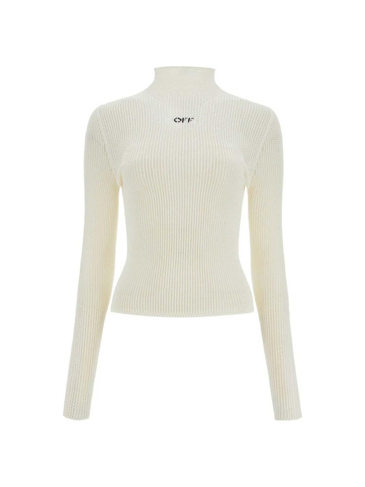 OFF-WHITE-Off Net High Neck Top -JOHN JULIA.