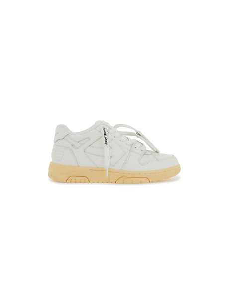 Out Of Office Leather Sneakers-Off-White-JOHN JULIA