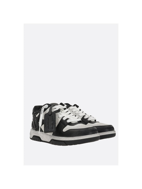 Out Of Office Vintage Leather Sneakers-OFF-WHITE-JOHN JULIA