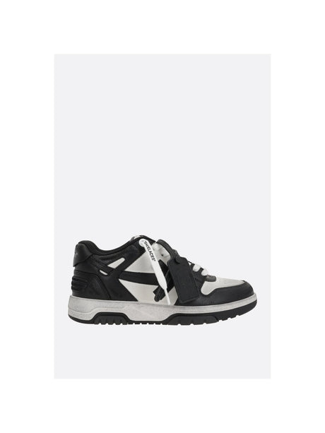 Out Of Office Vintage Leather Sneakers-OFF-WHITE-JOHN JULIA