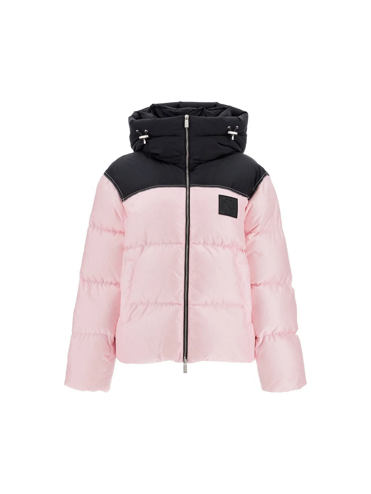 OFF-WHITE-Oversized Down Jacket With -JOHN JULIA.