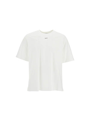 OFF-WHITE-Oversized Crewneck T-Shirt -JOHN JULIA.