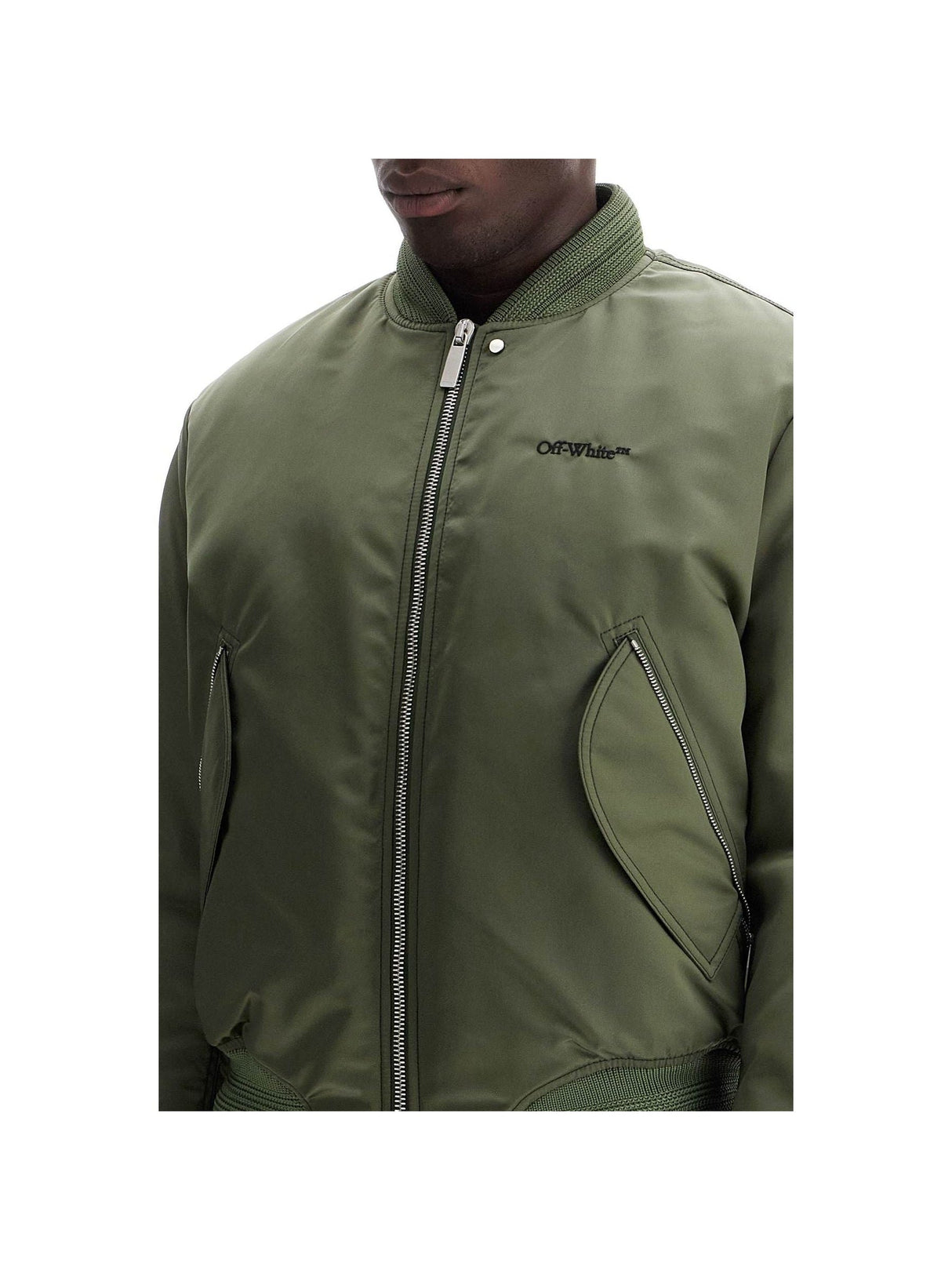 Padded Nylon Bomber Jacket - Men > Clothing > Jackets and Blazers > Bomber jackets