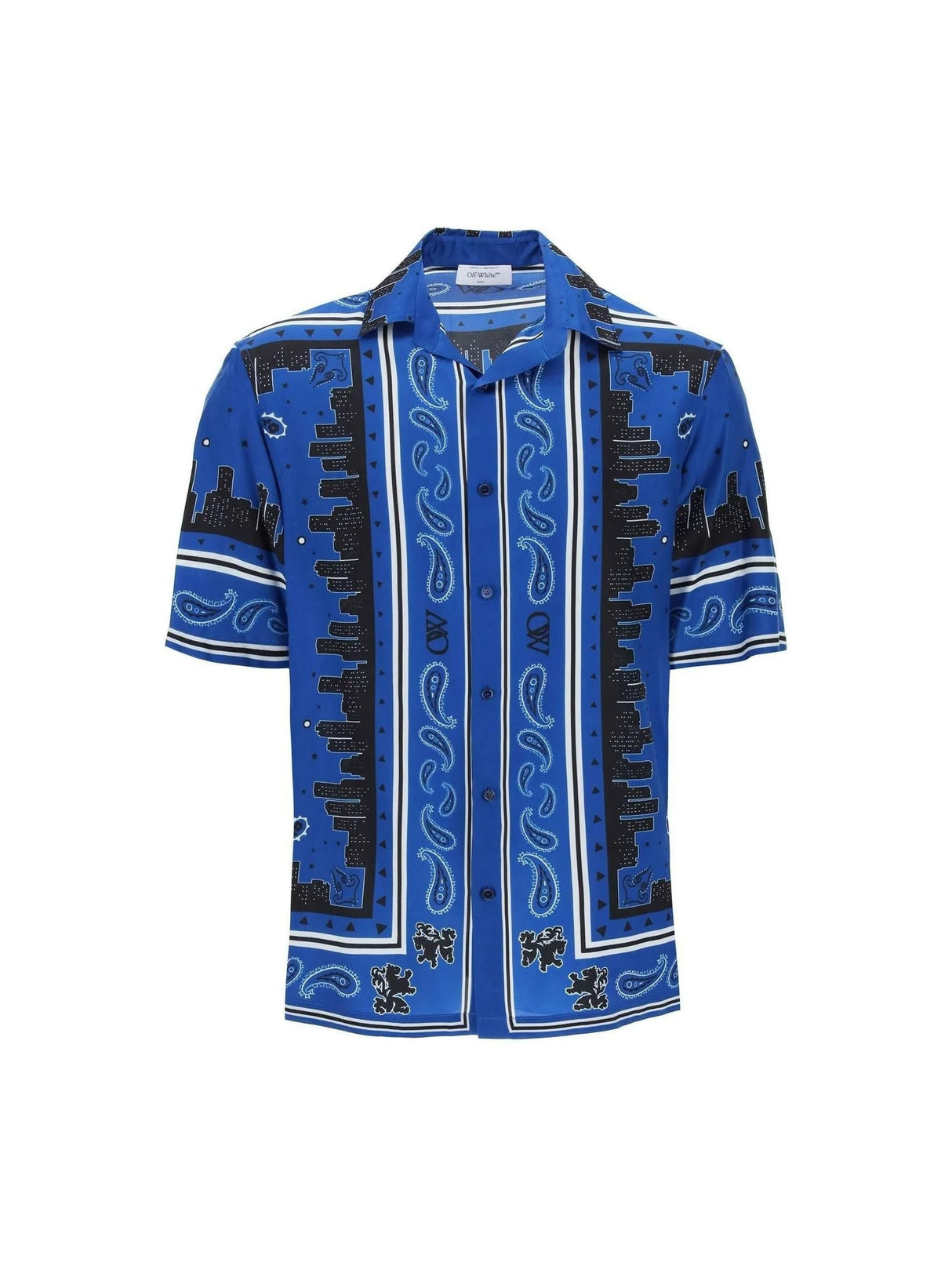 Paisley Bowling Shirt OFF-WHITE JOHN JULIA.