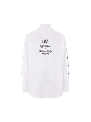 Poplin Oversized Shirt-OFF-WHITE-JOHN JULIA