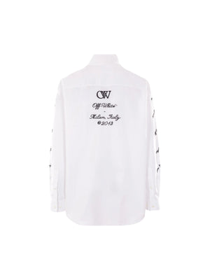 Poplin Oversized Shirt-OFF-WHITE-JOHN JULIA