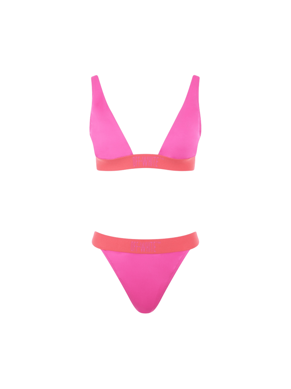 OFF-WHITE-Recycled Lycra Bikini-JOHN JULIA