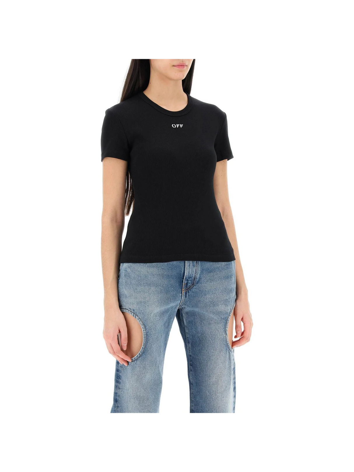 Ribbed T-Shirt - Women > Clothing > Tops and Sweatshirts > T-shirts and Polo shirts