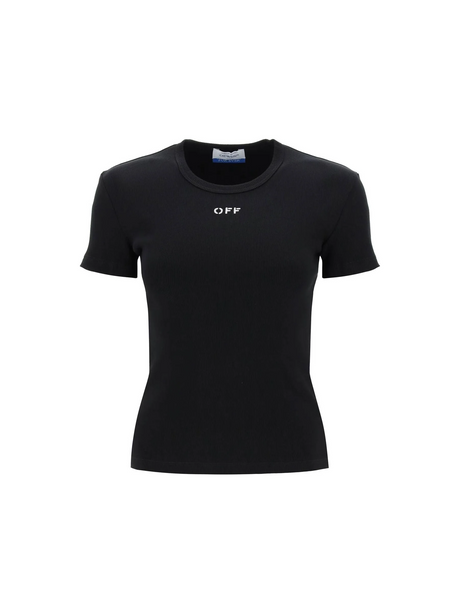 Ribbed T-Shirt - Women > Clothing > Tops and Sweatshirts > T-shirts and Polo shirts