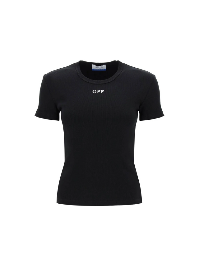 Ribbed T-Shirt - Women > Clothing > Tops and Sweatshirts > T-shirts and Polo shirts