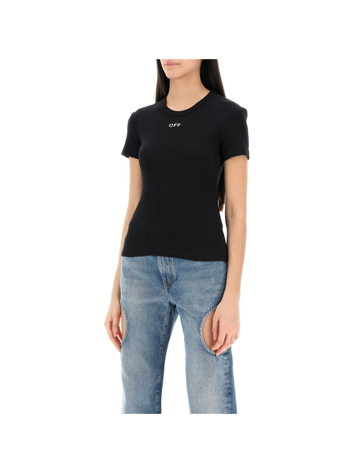 Ribbed T-Shirt - Women > Clothing > Tops and Sweatshirts > T-shirts and Polo shirts