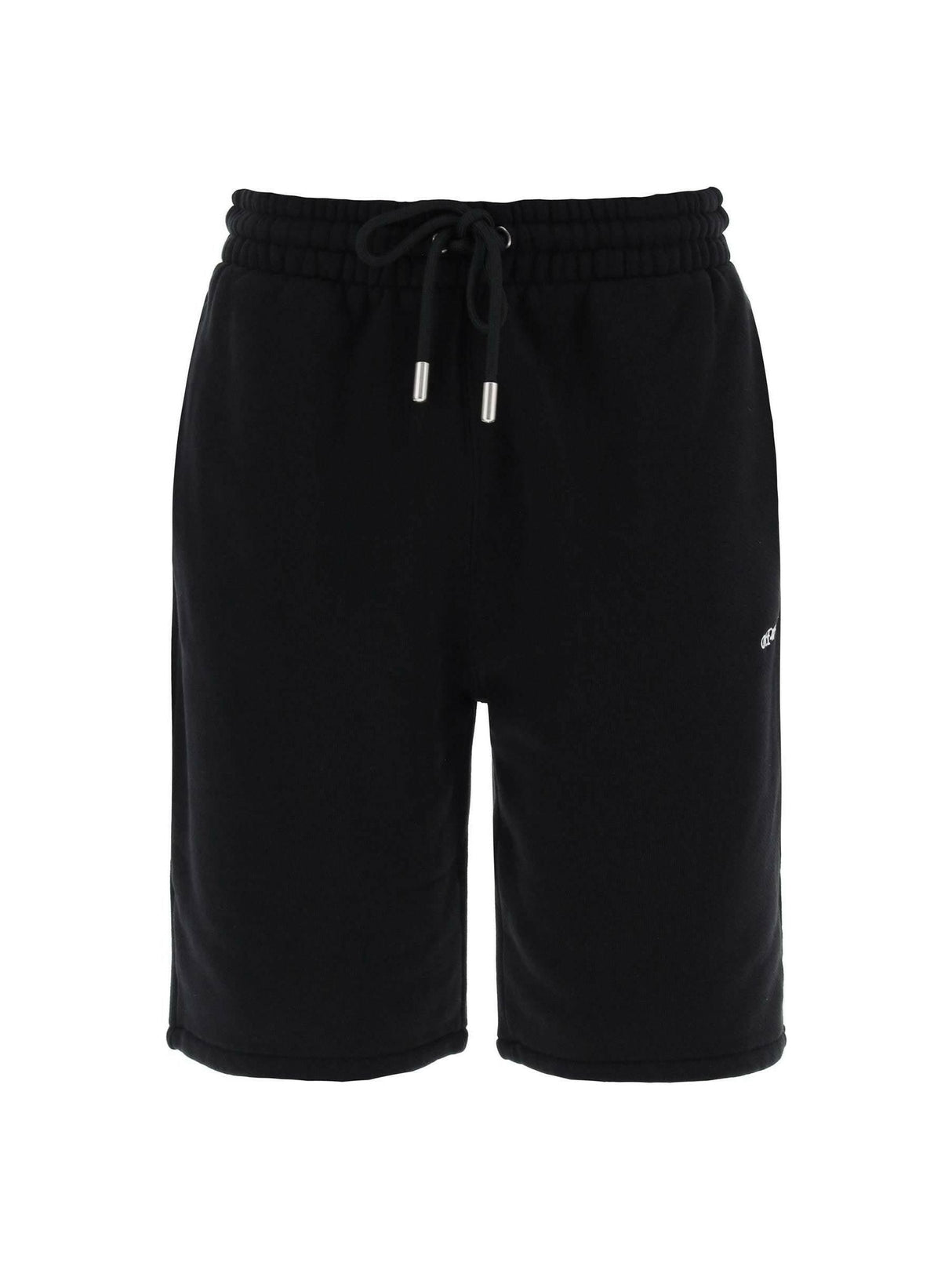 Sporty Bermuda Shorts With Embroidered Arrow OFF-WHITE JOHN JULIA.