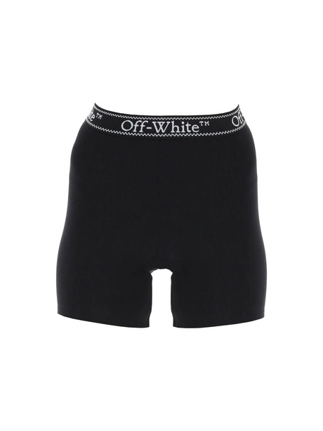 Sporty Shorts With Branded Stripe OFF-WHITE JOHN JULIA.