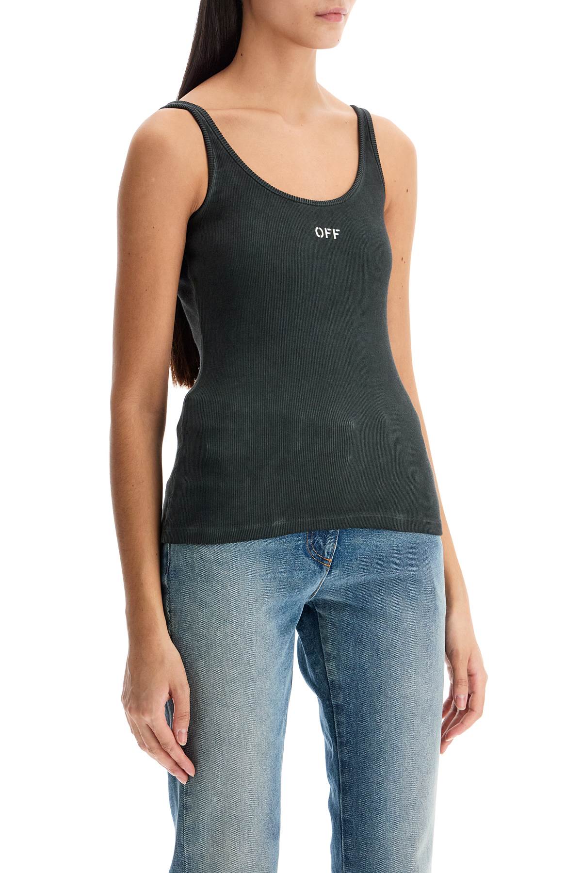 Stretch Cotton Tank Top For Women