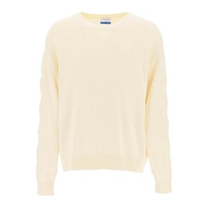 Sweater With Embossed Diagonal Motif OFF-WHITE JOHN JULIA.