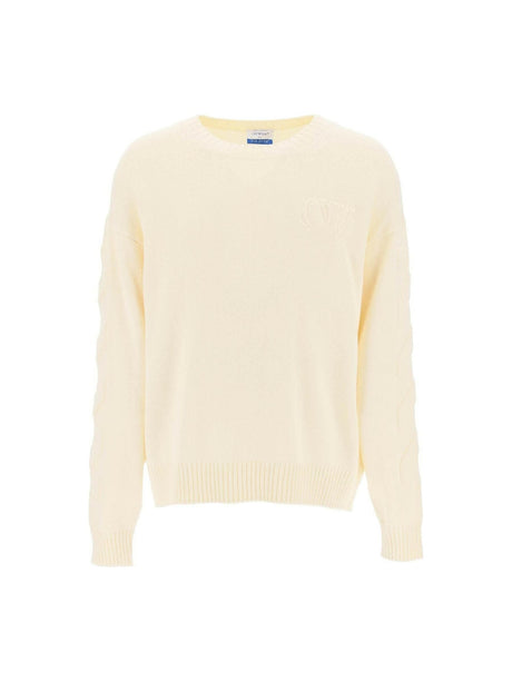 Sweater With Embossed Diagonal Motif OFF-WHITE JOHN JULIA.