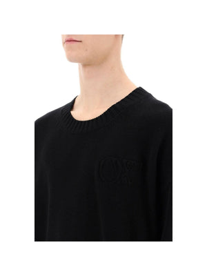 Sweater With Embossed Diagonal Motif OFF-WHITE JOHN JULIA.