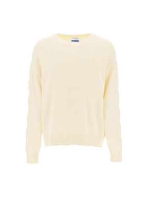 Sweater With Embossed Diagonal Motif OFF-WHITE JOHN JULIA.