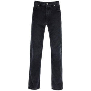 Washed Black Regular-Fit Cotton Jeans OFF-WHITE JOHN JULIA.