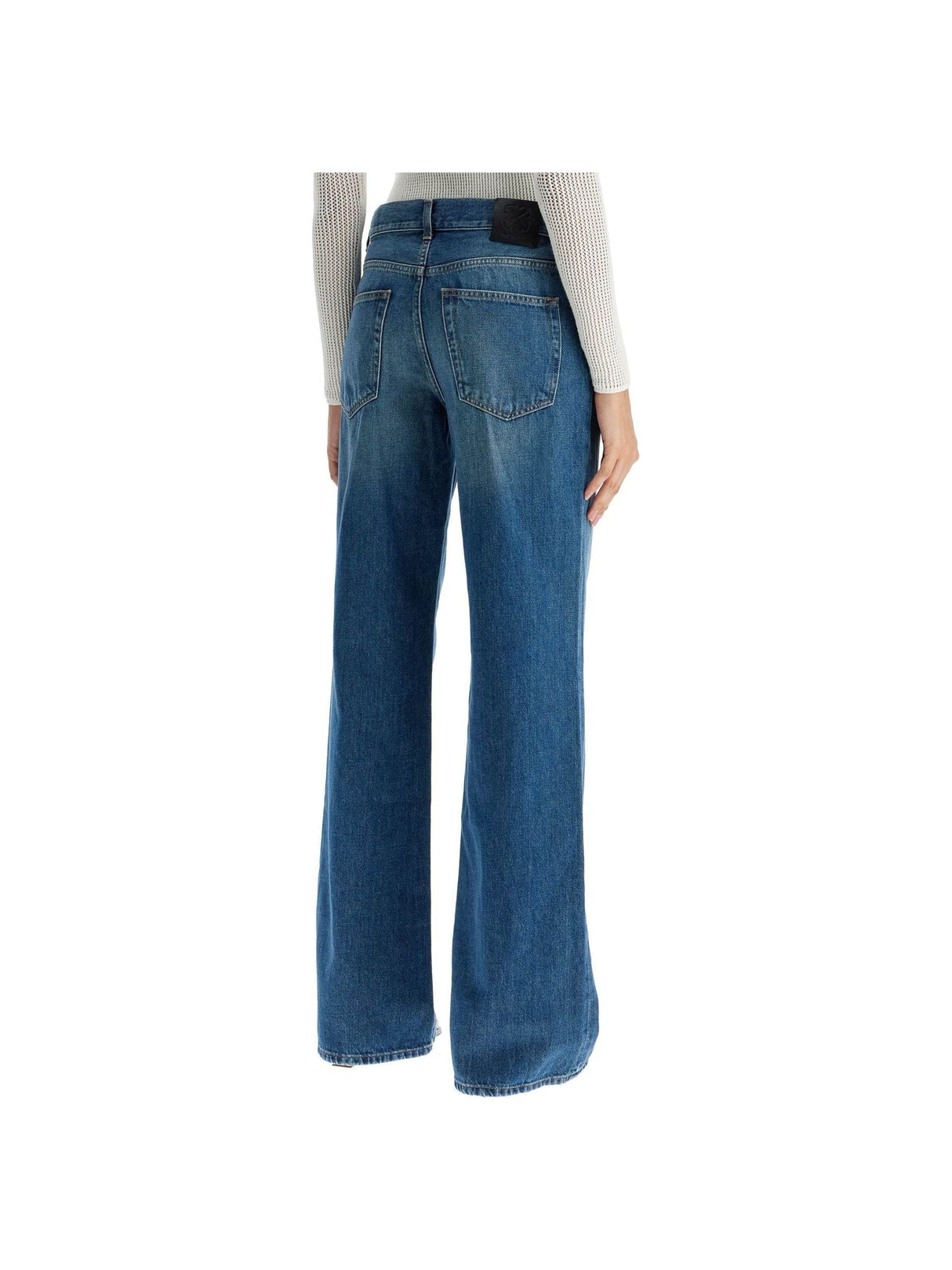 OFF-WHITE-Wide Leg Jeans -JOHN JULIA.