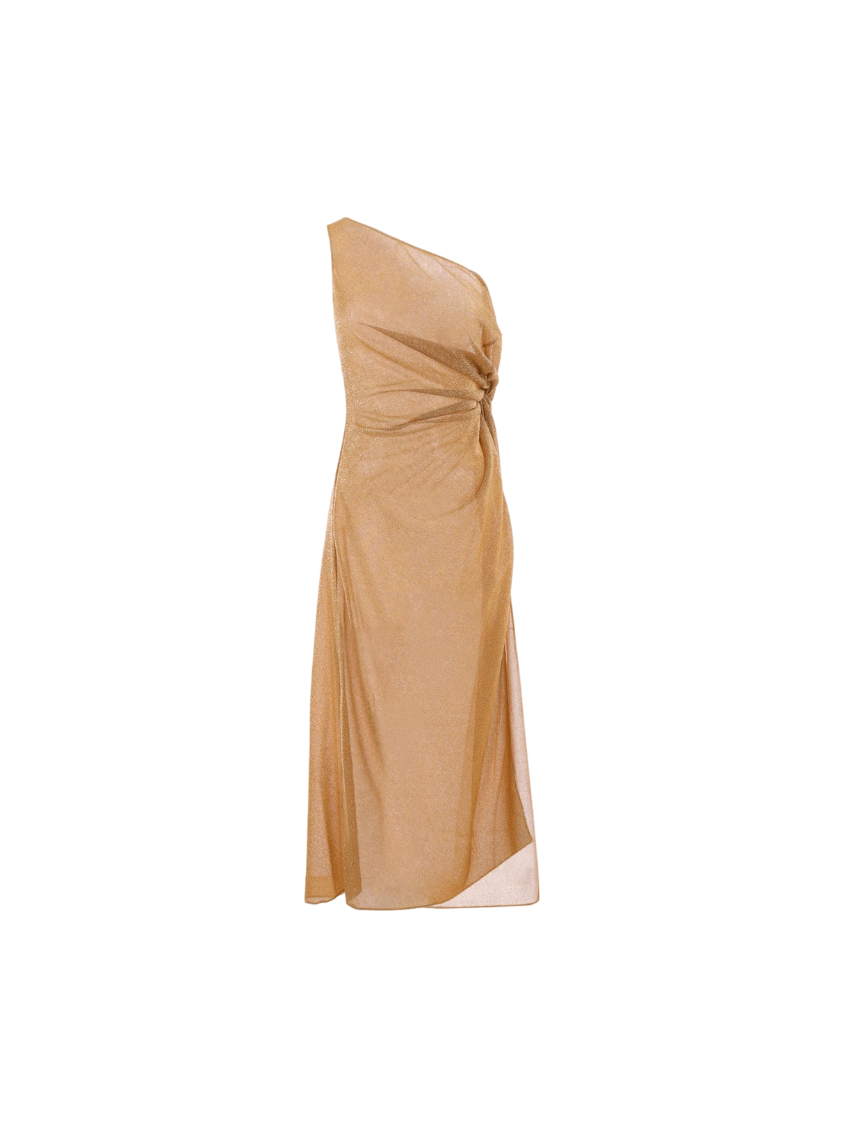 One-Shoulder Lurex Dress-OSÉREE-JOHN JULIA