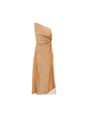 One-Shoulder Lurex Dress-OSÉREE-JOHN JULIA